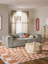 Lego Üçlü Koltuk Gri Fitilli