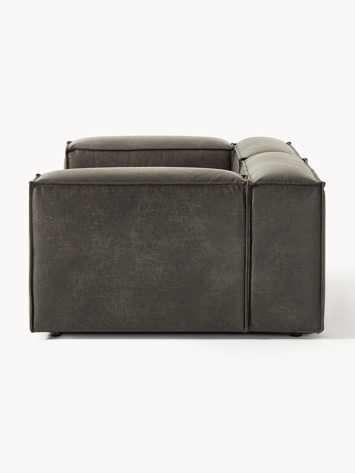 Lego Üçlü Koltuk Gri Kahve