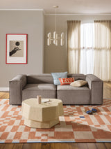 Lego Üçlü Koltuk Kahve Fitilli