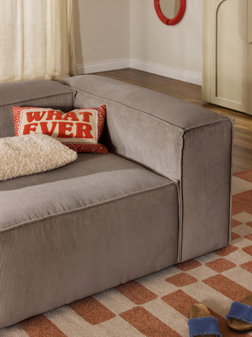 Lego Üçlü Koltuk Kahve Fitilli