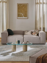 Lego Üçlü Koltuk Kapuçino