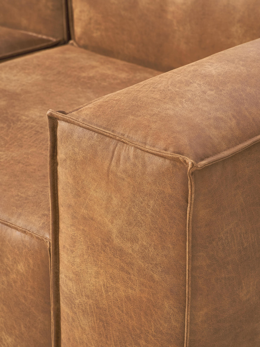 Lego Üçlü Koltuk Taba Kahve