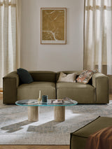 Lego Üçlü Koltuk Zeytin Yeşili