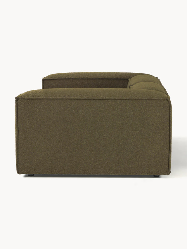 Lego Üçlü Koltuk Zeytin Yeşili Bukle