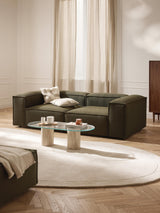 Lego Üçlü Koltuk Zeytin Yeşili Bukle