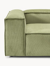 Lego Üçlü Koltuk Zeytin Yeşili Fitilli