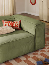 Lego Üçlü Koltuk Zeytin Yeşili Fitilli