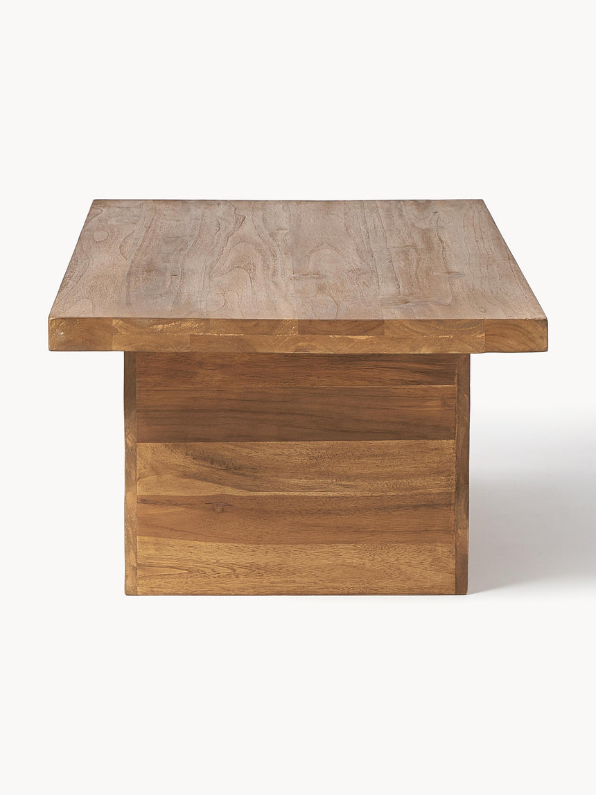 Lofian Ahşap Dikdörtgen Orta Sehpa Ceviz