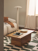 Lofian Ahşap Dikdörtgen Orta Sehpa Ceviz