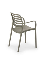 Louise Kollu Polipropilen Sandalye Çimento Grisi