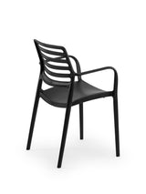 Louise Kollu Polipropilen Sandalye Siyah