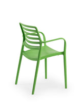 Louise Kollu Polipropilen Sandalye Yeşil
