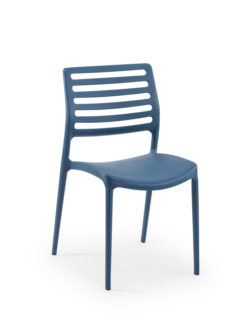 Louise Polipropilen Sandalye Saks Mavisi