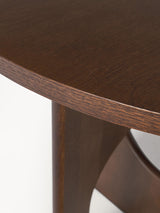 Love Oval Ahşap Yemek Masası Ceviz