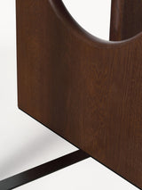 Love Oval Ahşap Yemek Masası Ceviz