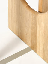 Love Oval Ahşap Yemek Masası Meşe