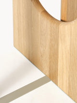 Love Oval Ahşap Yemek Masası Meşe