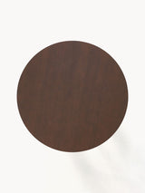 Love Yuvarlak Ahşap Yemek Masası Ceviz