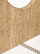 Love Yuvarlak Ahşap Yemek Masası Meşe