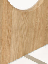 Love Yuvarlak Ahşap Yemek Masası Meşe