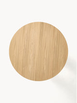 Love Yuvarlak Ahşap Yemek Masası Meşe