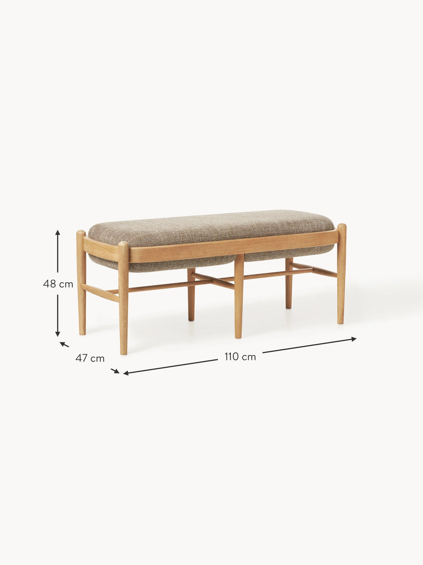 Mara Ahşap Bank Grej Meşe