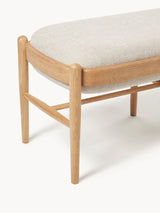 Mara Ahşap Bank Kırık Beyaz Meşe