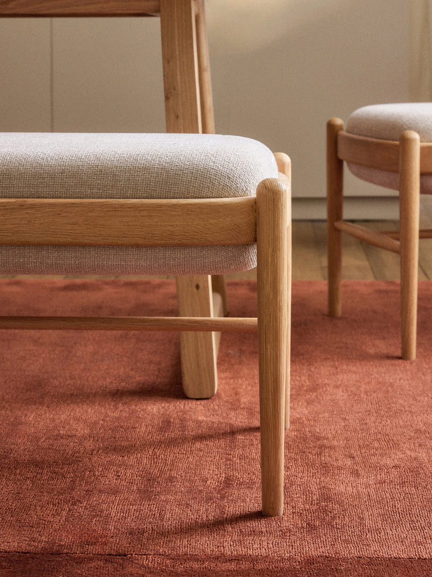 Mara Ahşap Bank Kırık Beyaz Meşe