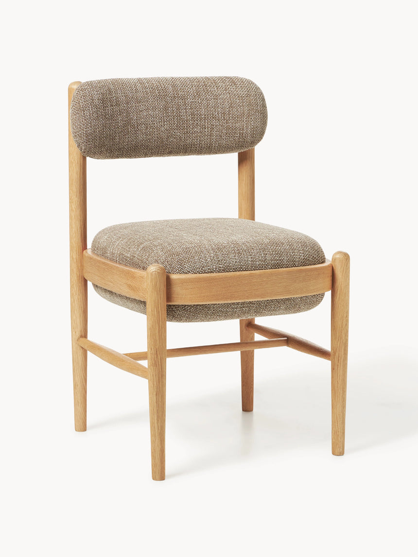 Mara Ahşap Sandalye Grej Meşe