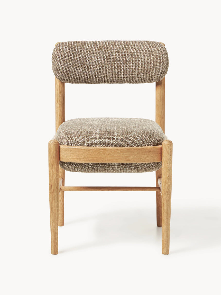 Mara Ahşap Sandalye Grej Meşe