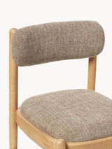 Mara Ahşap Sandalye Grej Meşe