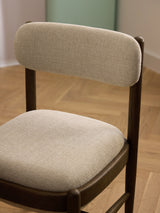 Mara Ahşap Sandalye Kırık Beyaz Ceviz