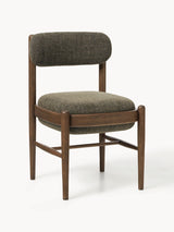 Mara Ahşap Sandalye Zeytin Yeşili Ceviz