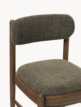 Mara Ahşap Sandalye Zeytin Yeşili Ceviz