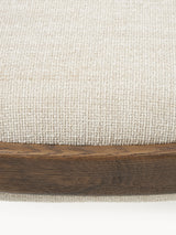 Mara Ahşap Tabure Kırık Beyaz Ceviz