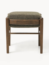 Mara Ahşap Tabure Zeytin Yeşili Ceviz