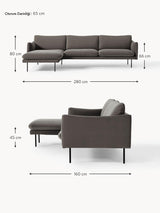 Marin Köşe Koltuk Füme