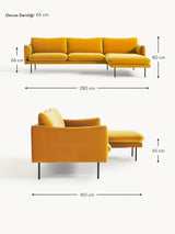 Marin Köşe Koltuk Hardal