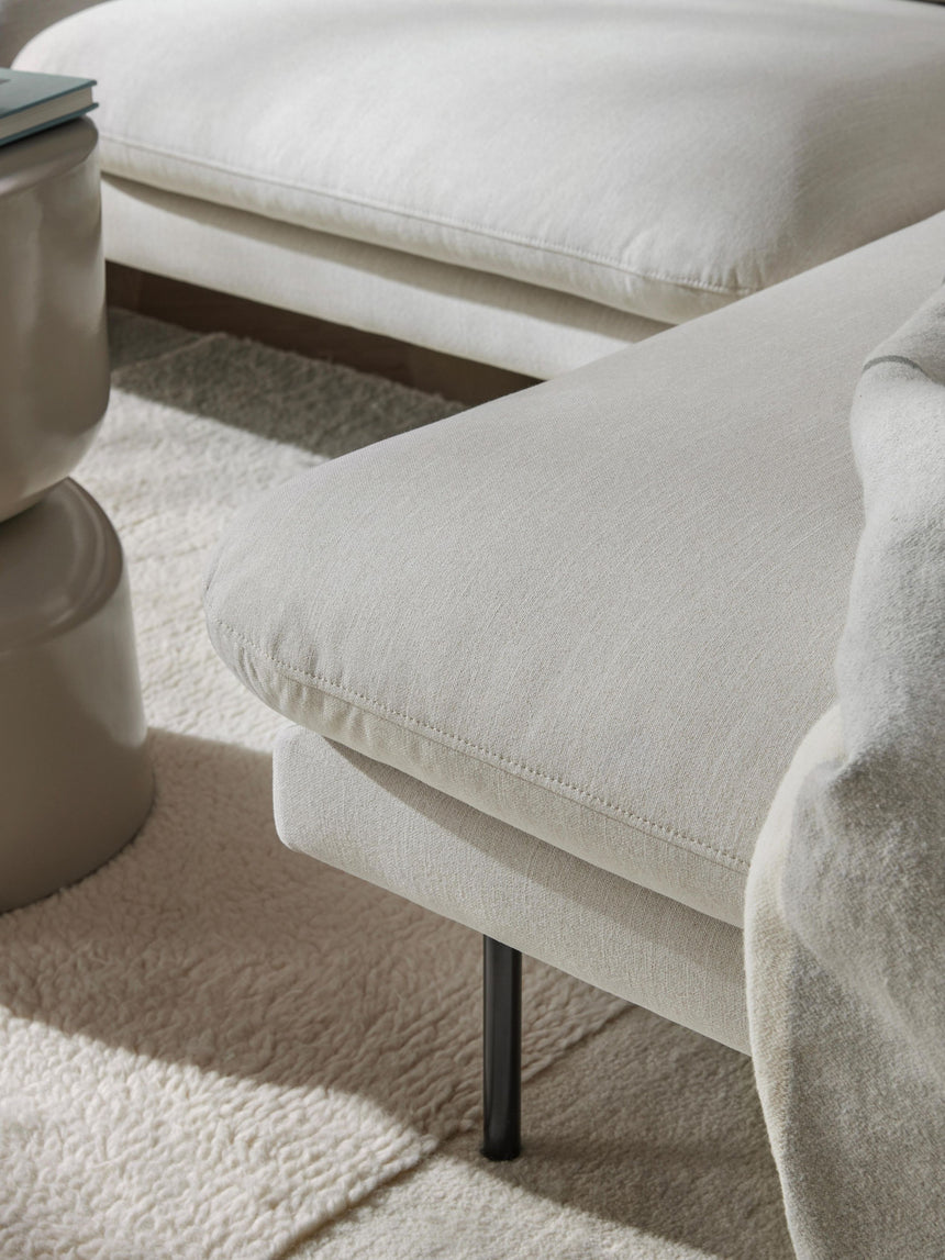 Marin Köşe Koltuk Kırık Beyaz