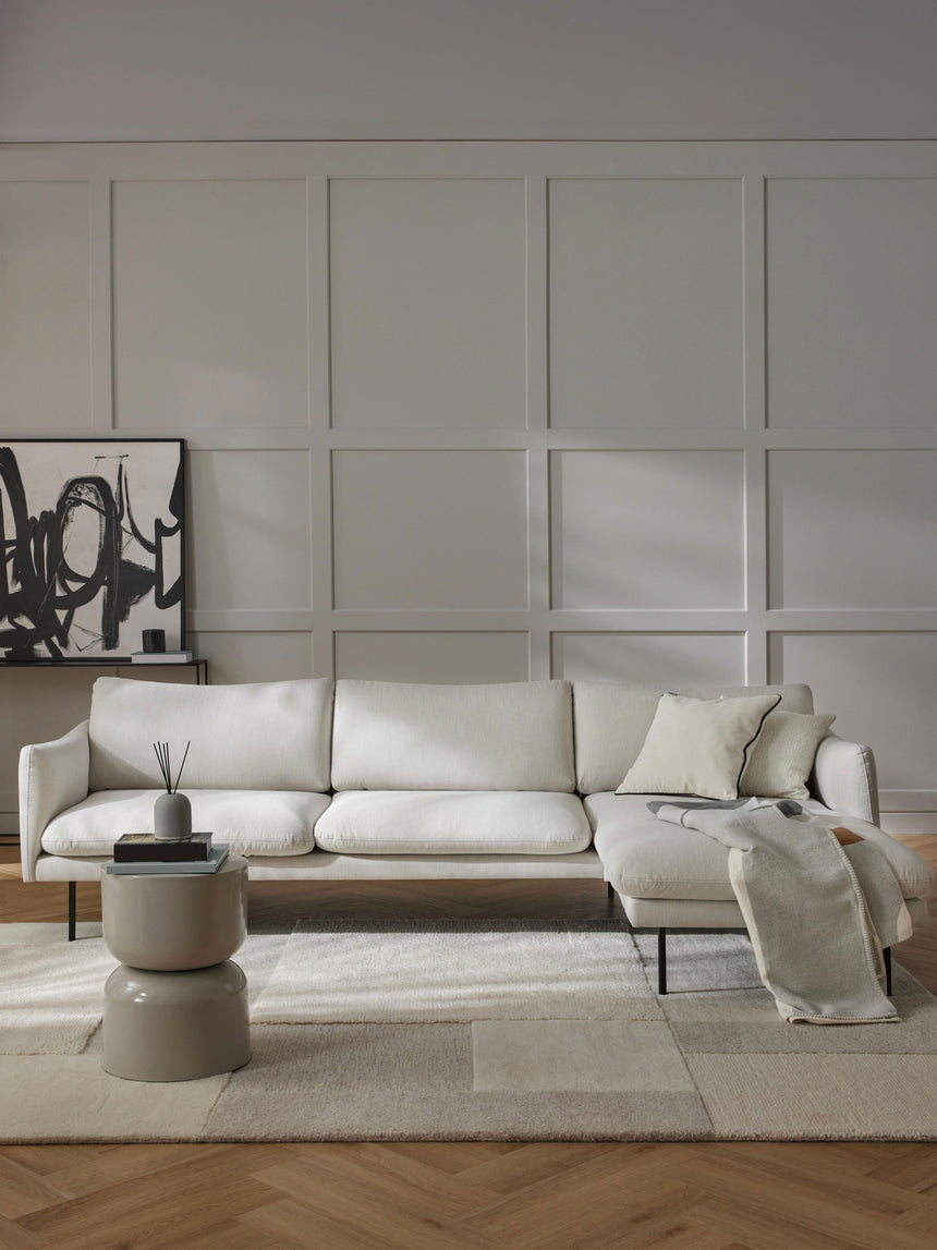 Marin Köşe Koltuk Kırık Beyaz