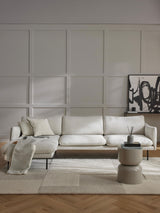 Marin Köşe Koltuk Kırık Beyaz