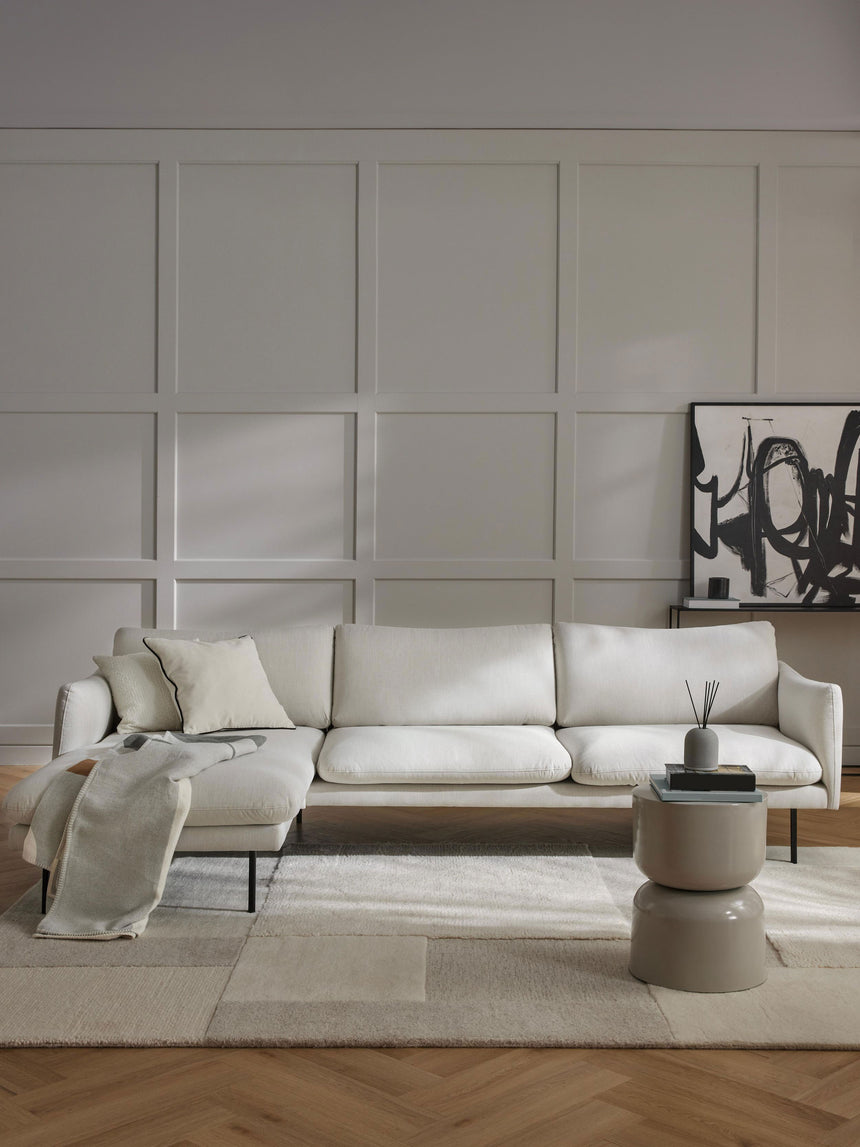 Marin Köşe Koltuk Kırık Beyaz