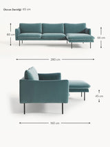 Marin Köşe Koltuk Turkuaz