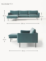 Marin Köşe Koltuk Turkuaz