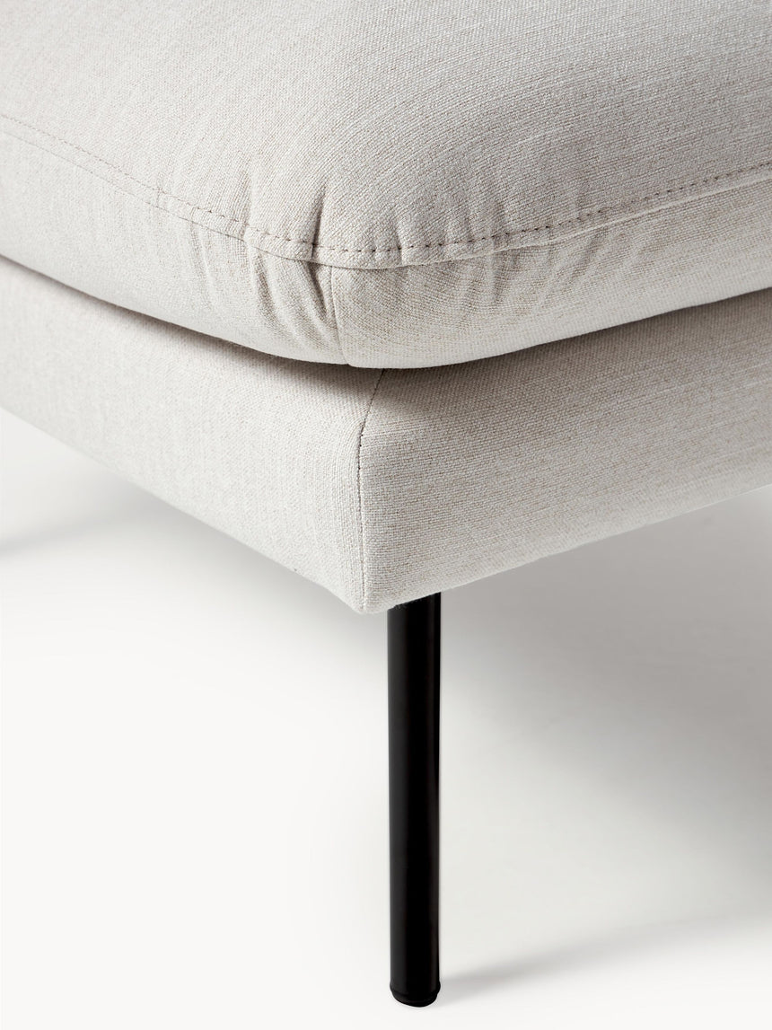 Marin Puf Kırık Beyaz