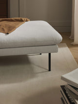 Marin Puf Kırık Beyaz