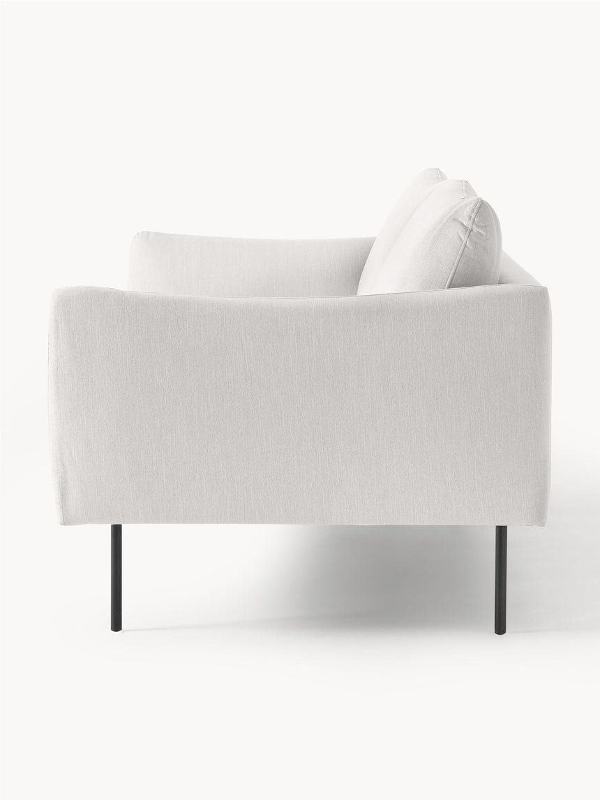 Marin Üçlü Koltuk Kırık Beyaz