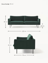 Marin Üçlü Koltuk Yeşil