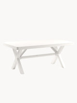 Maroon Polipropilen Yemek Masası Beyaz