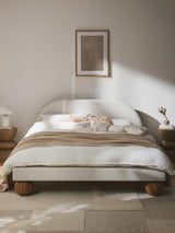 Mart Çift Kişilik Karyola Kırık Beyaz